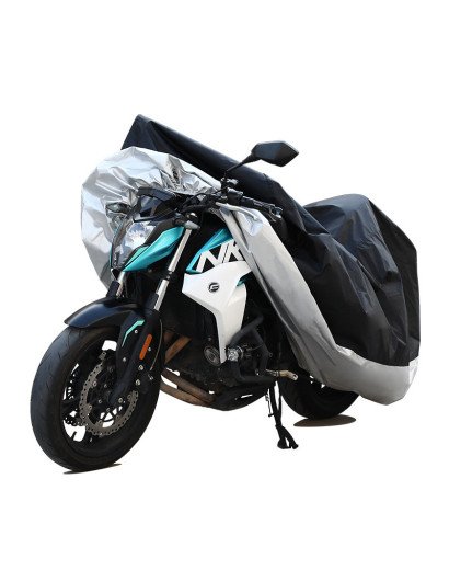 Heavy-Duty Motorcycle Cover - All-Weather Defense Against Hail, Rain, Snow, and Sun