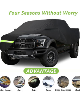 Durable Oxford Fabric Truck Cover - Ultimate All-Weather Protection