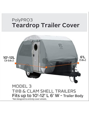 Teardrop Trailer Cover - All-Weather Protection For Teardrop Trailers