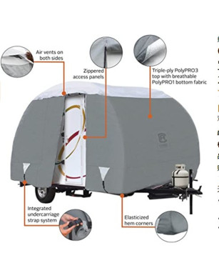 Teardrop Trailer Cover - All-Weather Protection For Teardrop Trailers