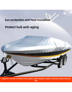 All-Weather Boat Cover - Superior Protection Against Rain, Snow, and Sun