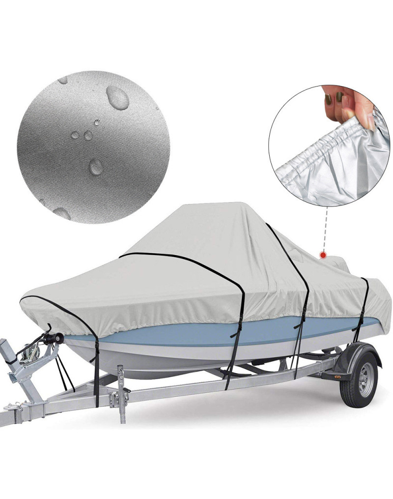 Heavy-Duty Taffeta Boat Cover - Comprehensive All-Weather Protection