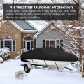 Heavy-Duty Taffeta Boat Cover - Comprehensive All-Weather Protection