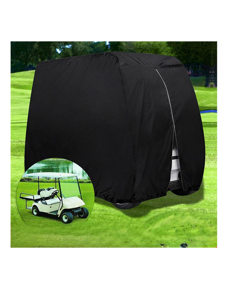 Heavy-Duty Lightweight Taffeta Golf Cart Cover - Ultimate Rain, Snow, and Sun Protection