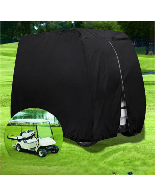 Heavy-Duty Lightweight Taffeta Golf Cart Cover - Ultimate Rain, Snow, and Sun Protection