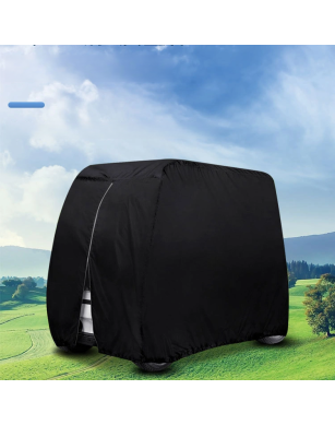 Heavy-Duty Lightweight Taffeta Golf Cart Cover - Ultimate Rain, Snow, and Sun Protection